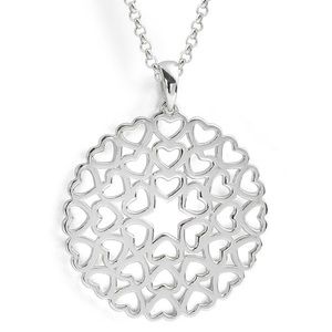 Tiffany Star Heart Pendant Necklace